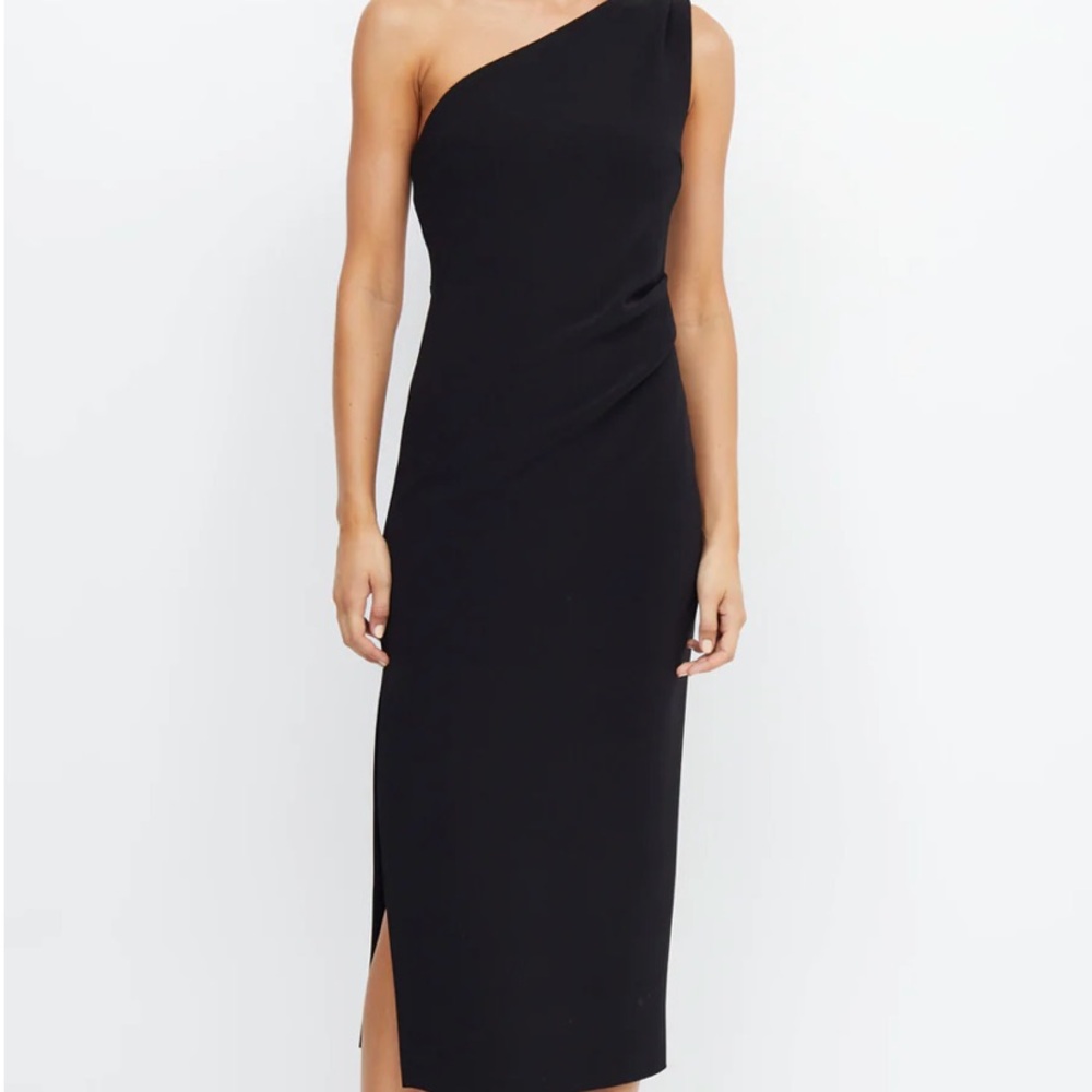 bec + bridge BE MINE ASYM DRESS Black